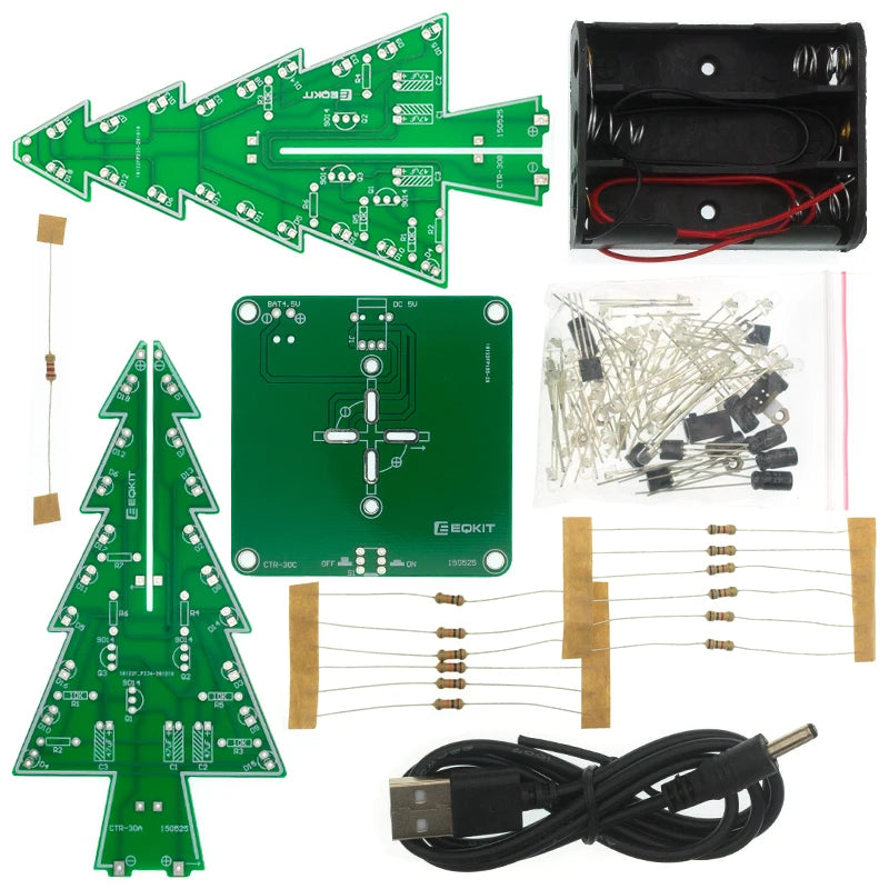 Kit de Árbol de Navidad LED DIY