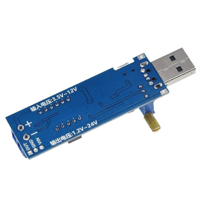 Módulo de Regulador de Voltaje USB DC-DC 5V a 3.3V/12V