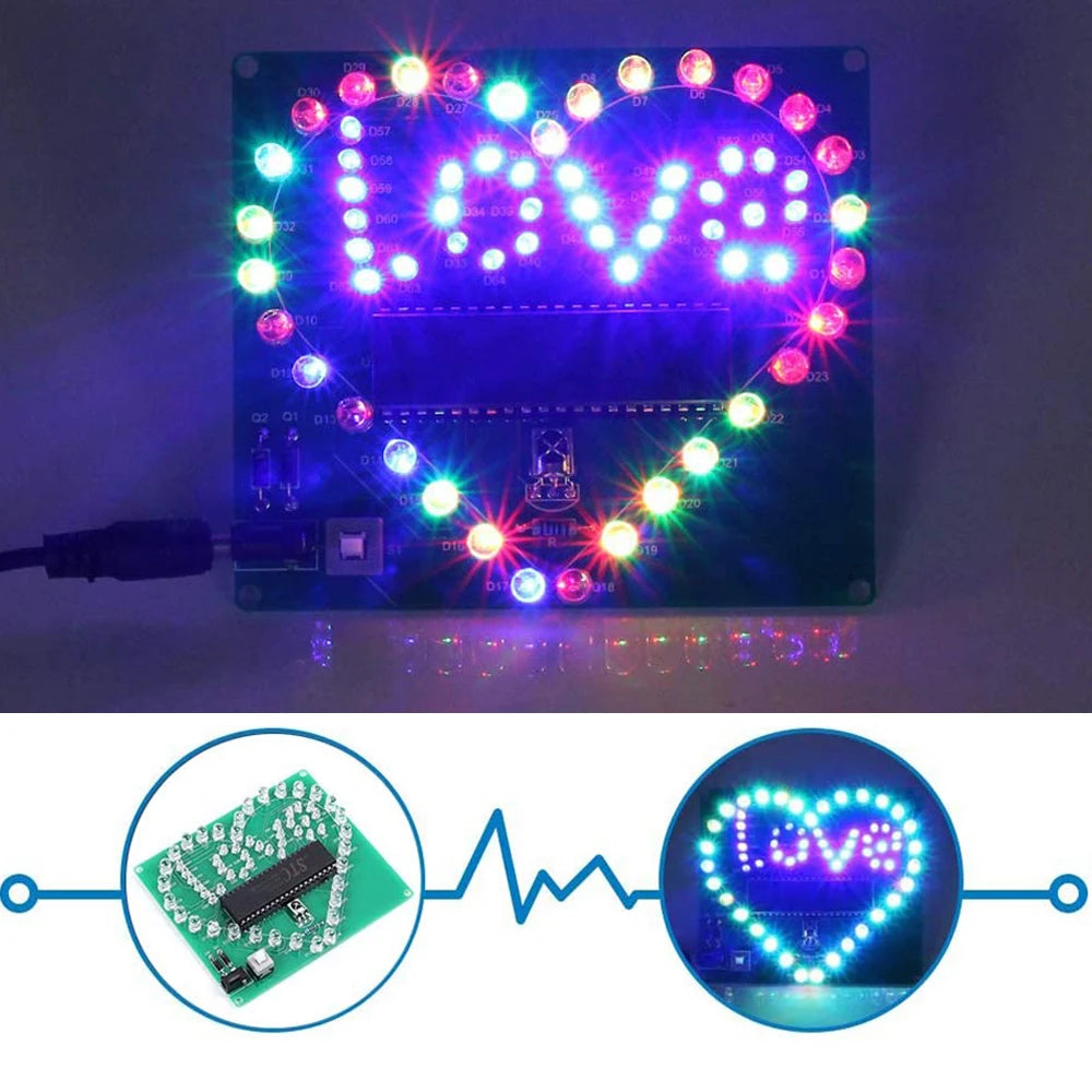 Kit de Corazón "LOVE" LED DIY