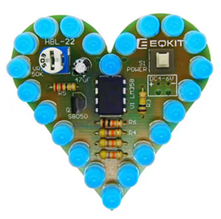 Kit de Corazón LED DIY
