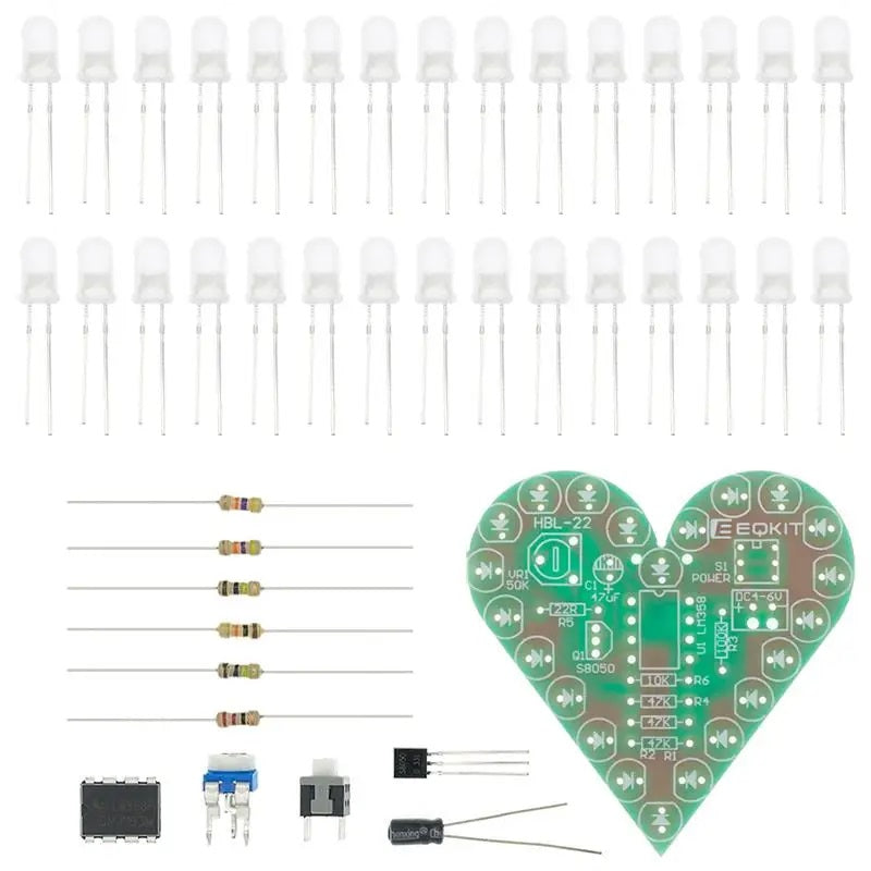 Kit de Corazón LED DIY