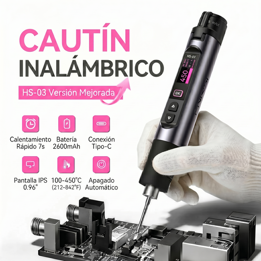 Cautín Inteligente Inalámbrico