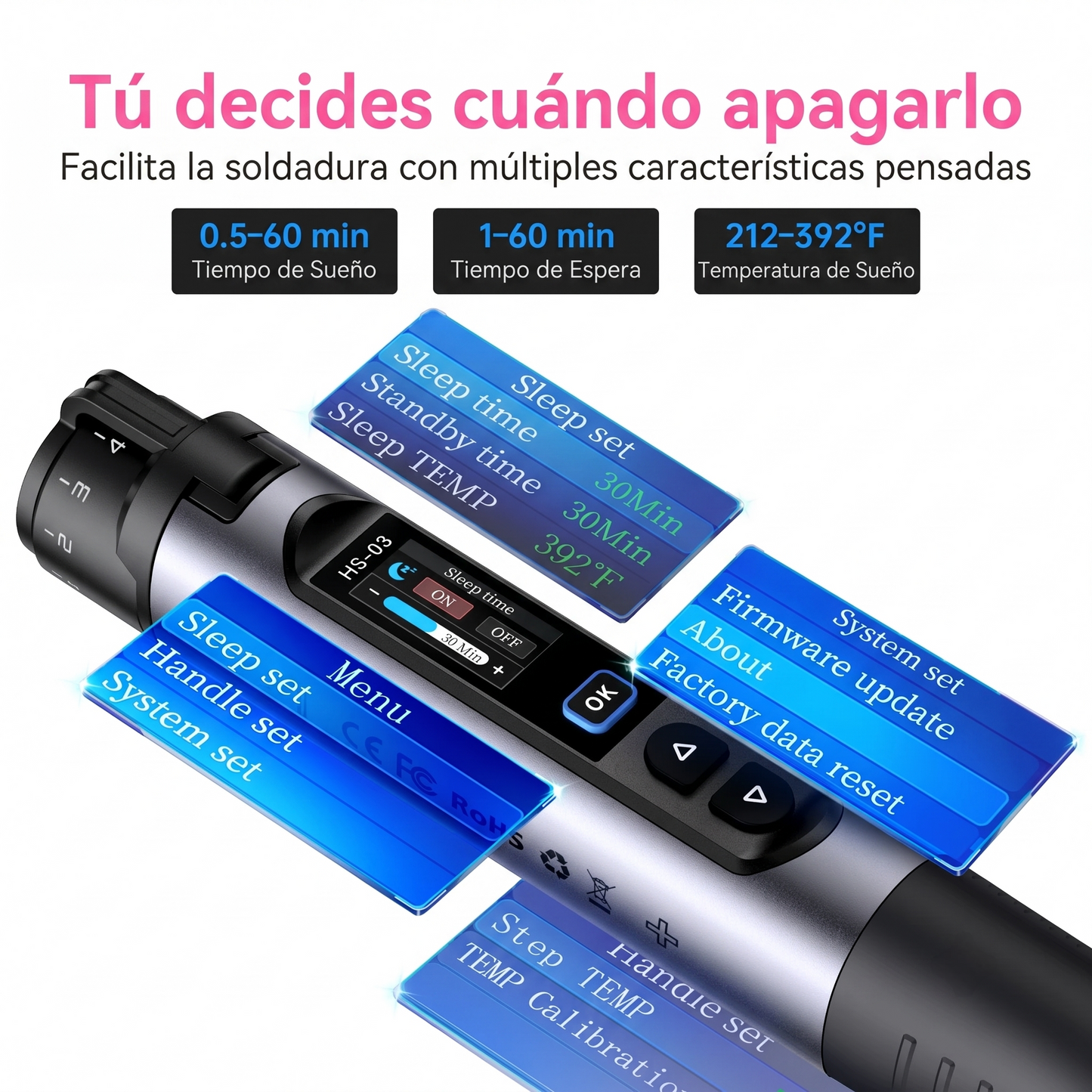 Cautín Inteligente Inalámbrico