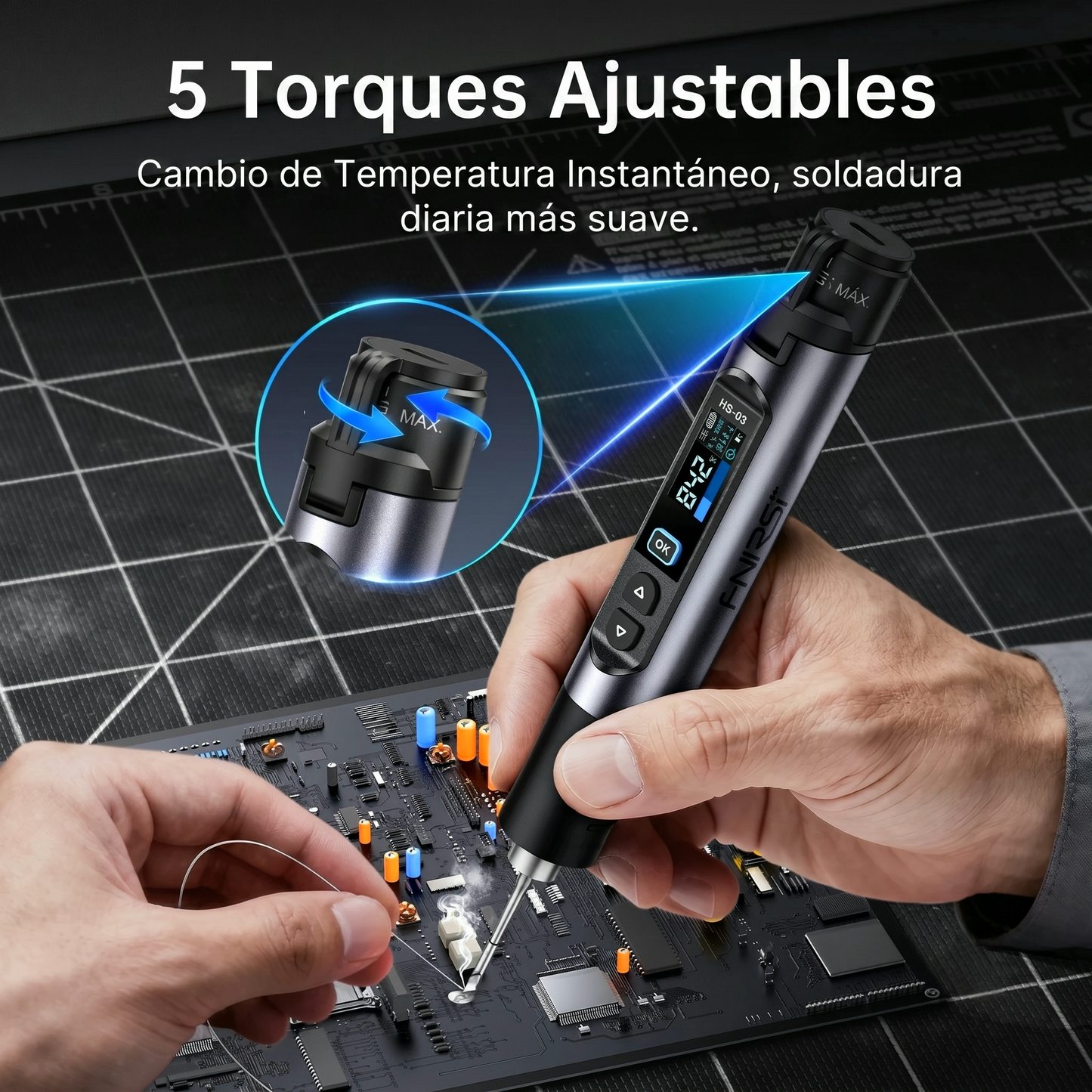 Cautín Inteligente Inalámbrico